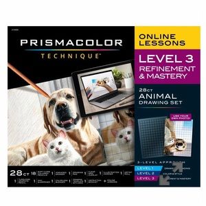 NWT Prismacolor Technique Level 3 Refinement & Mastery Animal Drawing Set